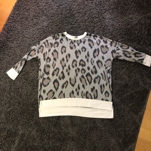 Cozy Animal Print Top Honeyme XL